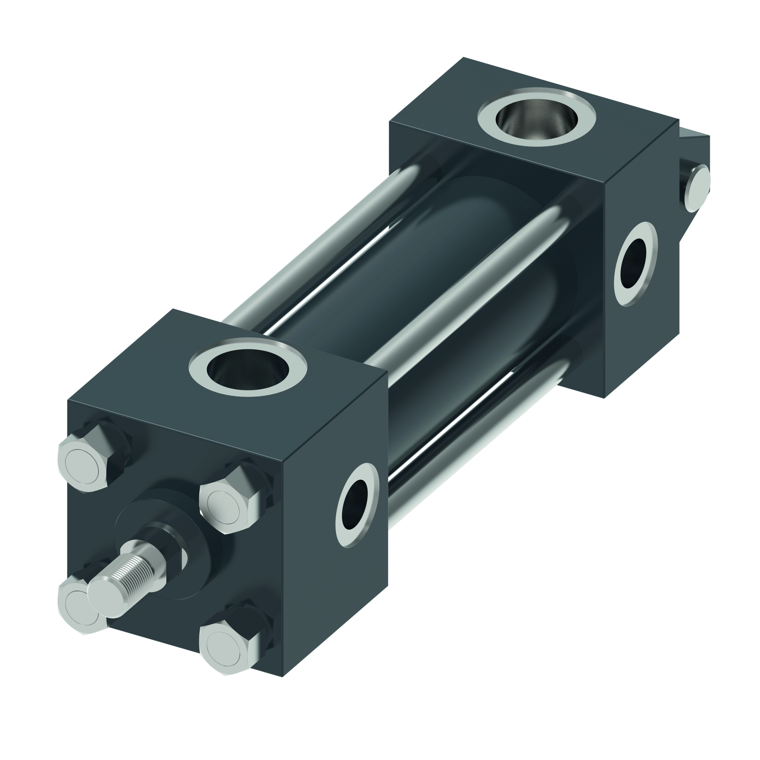 Tie-rod hydraulic cylinders
