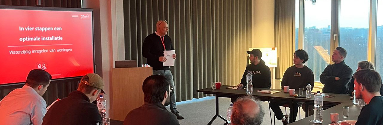 Training waterzijdig inregelen bij Danfoss in rotterdam