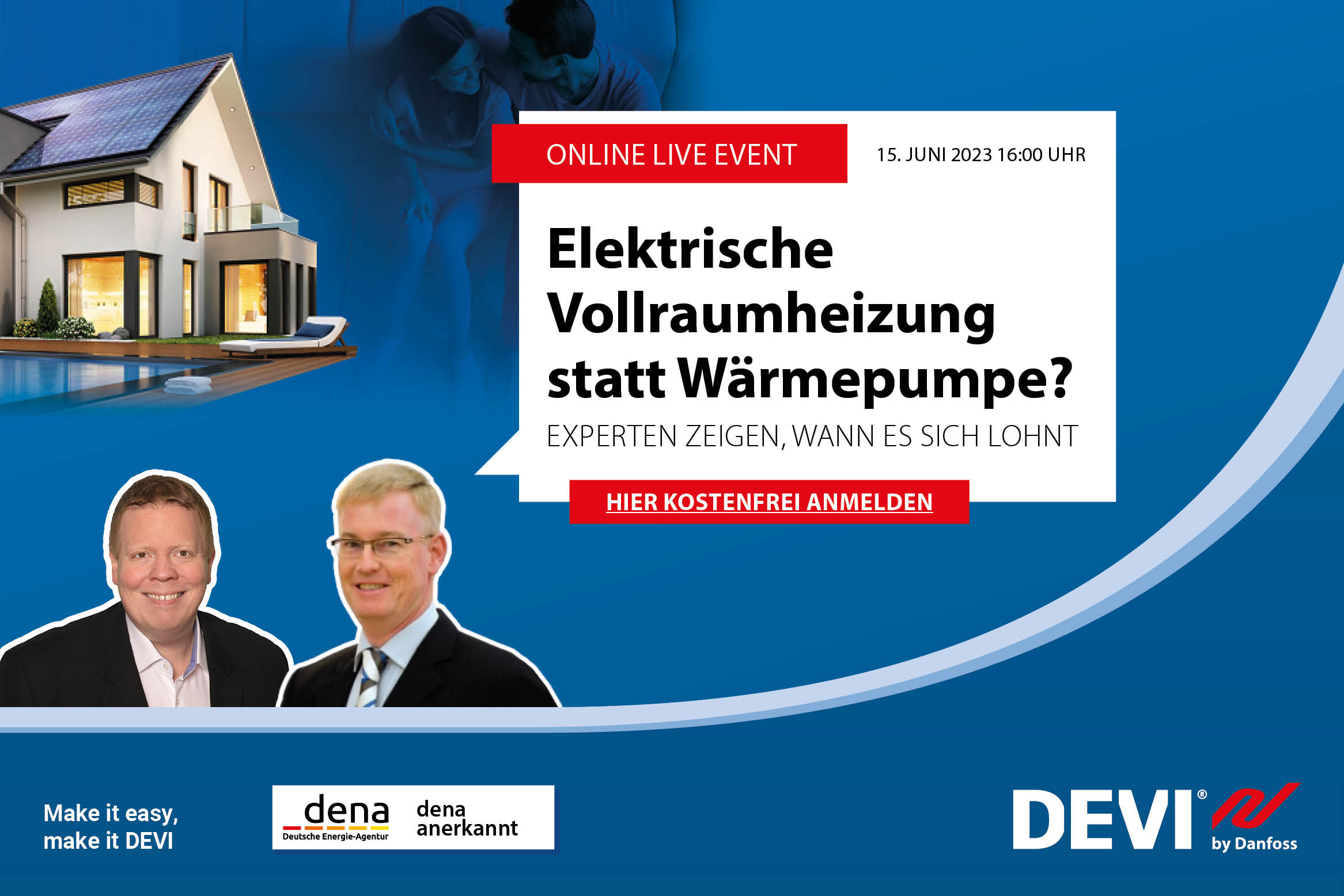 Elektrische Vollraumheizung statt Wärmepumpe