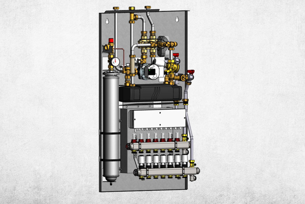 Sets voor levering van warmte, koude en warmtapwater in woningen