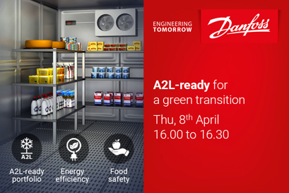 Embrace de green transition with our A2L-ready portfolio for commercial refrigeration applications