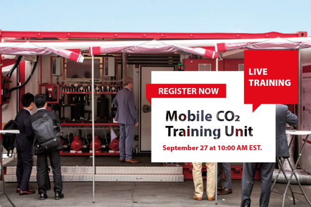 Danfoss' Mobile CO₂ Training Unit closes out its 2023 North America tour with its first-ever livestream training to provide installers, service technicians, and OEM engineers a unique opportunity to receive accessible CO₂ refrigeration systems knowledge and training virtually.
