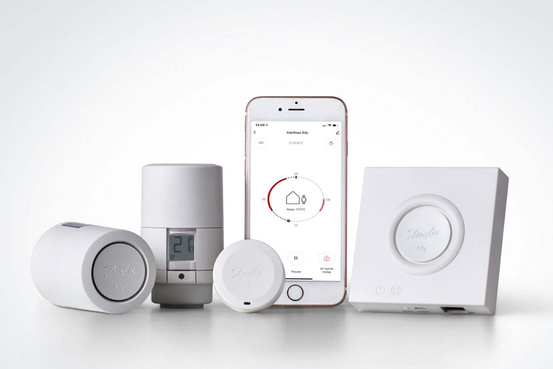 Radiators, hydronic floor heating or both? Danfoss Ally™ offers a solution for every home and every need