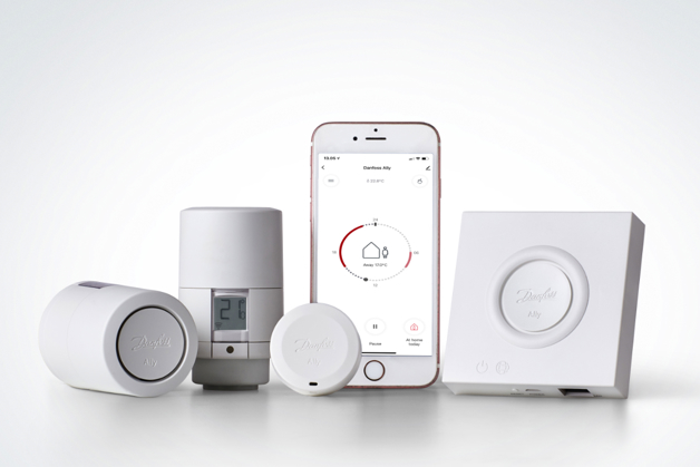 Radiadores, aquecimento hidrônico de piso ou ambos? O Danfoss Ally™ oferece uma solução para cada casa e cada necessidade