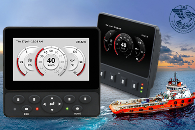 Display com certificação ABS para o mercado marítimo