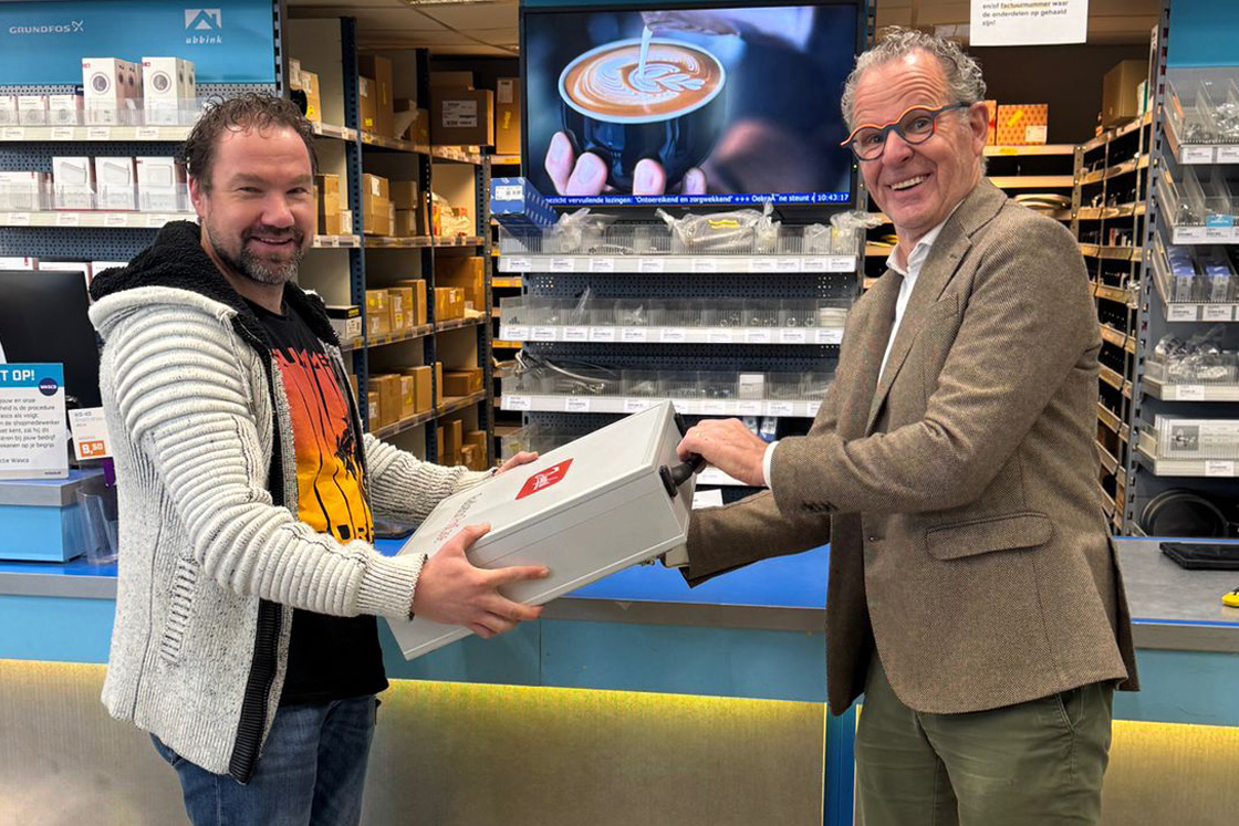 Jan-Pieter Van der Vlugt van Loodgietersbedrijf Ton van der Vlugt