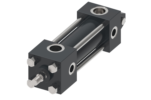 IHM and TV series heavy-duty tie-rod ISO 6149 metric cylinders