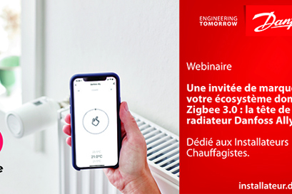 Une invitée de marque dans votre écosystème domotique Zigbee 3.0 : la tête de radiateur Danfoss Ally™