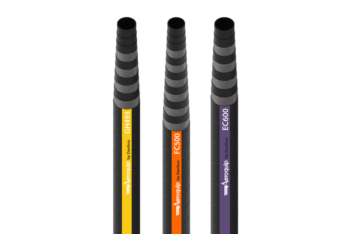 Aeroquip Four and Six Spiral Hoses | Danfoss