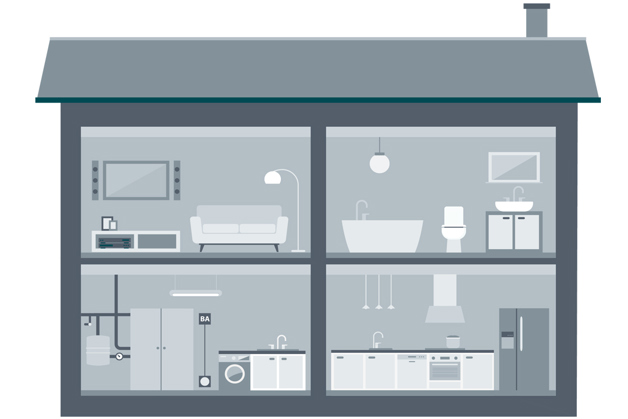 Water installations in the home