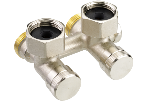 Н-подібні запірні клапани RLV-K для радіаторів із вмонтованим термостатичним клапаном