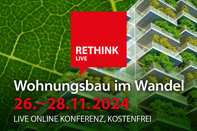 Wohnungsbau im Wandel 2024 | Teaser-Image | Online-Live-Event | 26. bis 28. November 2024