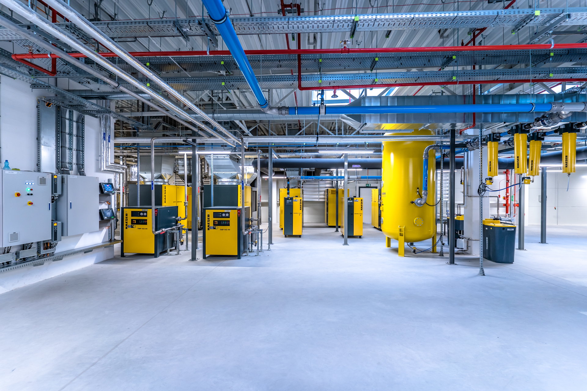 Inside the factory